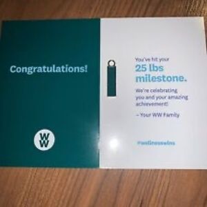 Weight Watchers 25 pound loss charm